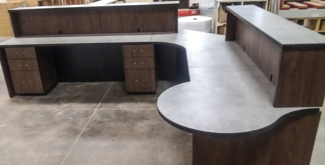Custom modular nurse workstation fabrication
